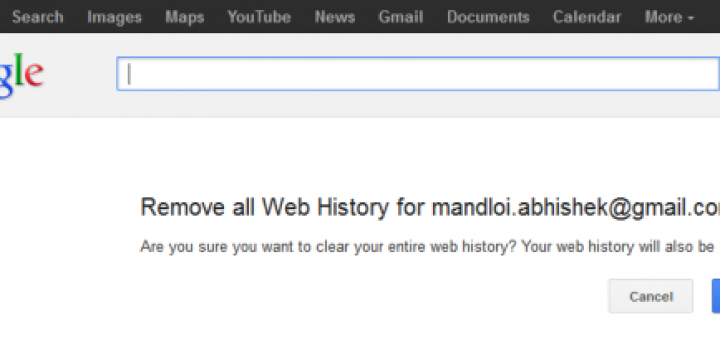 remove google history