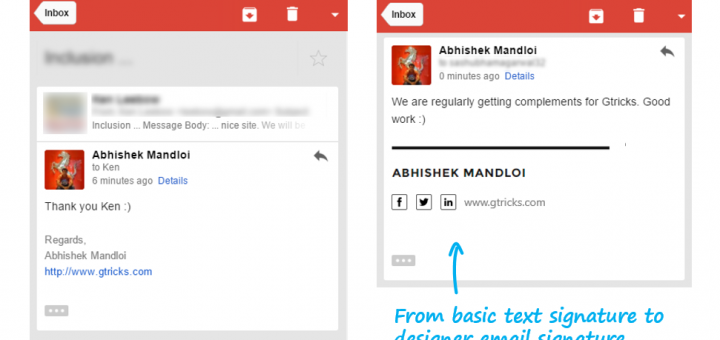 How To Add Social Icons To Your Gmail Signature