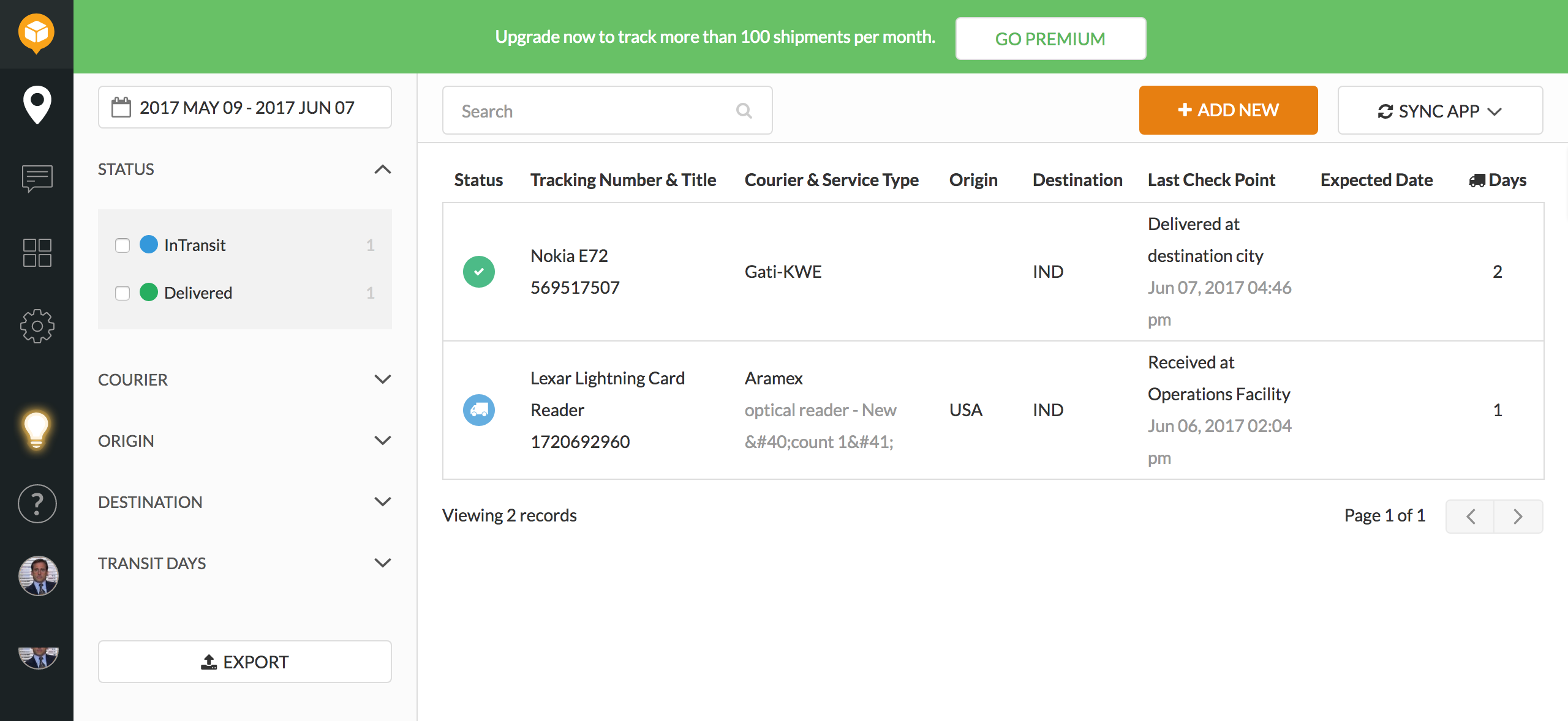 Best App For Tracking Packages & Shipments
