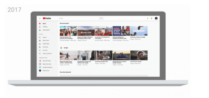 YouTube Gets A Major Design Overhaul: Here's The New YouTube UI