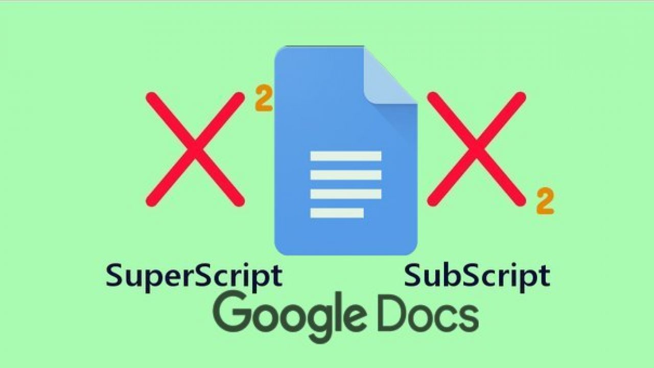 keyboard shortcuts for superscript and subscript mac google docs