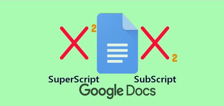 How To Superscript On Google Docs