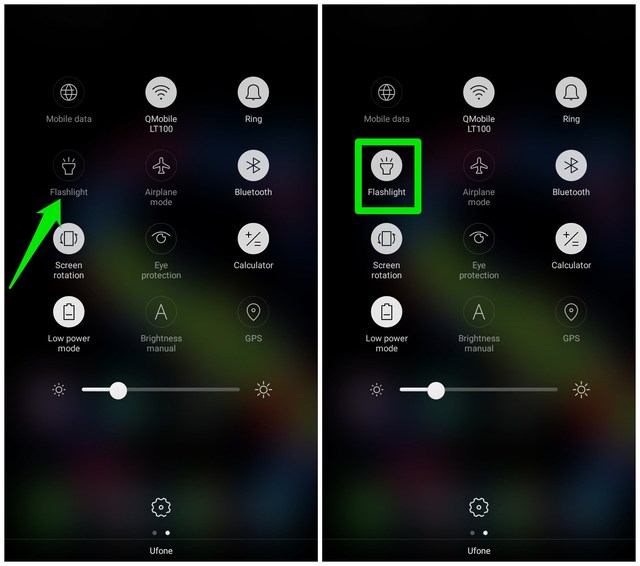 4 Ways To Turn On And Off The Flashlight On Android