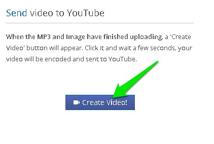 create video button