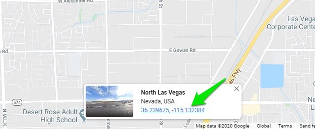 Latitude and longitude on Google Maps desktop