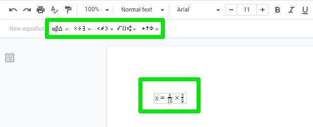 equation maker for google docs