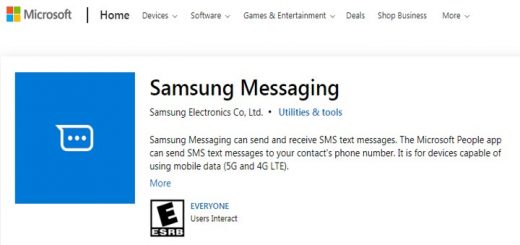 Samsung Messaging App For Windows 10 Spotted On The Microsoft Store