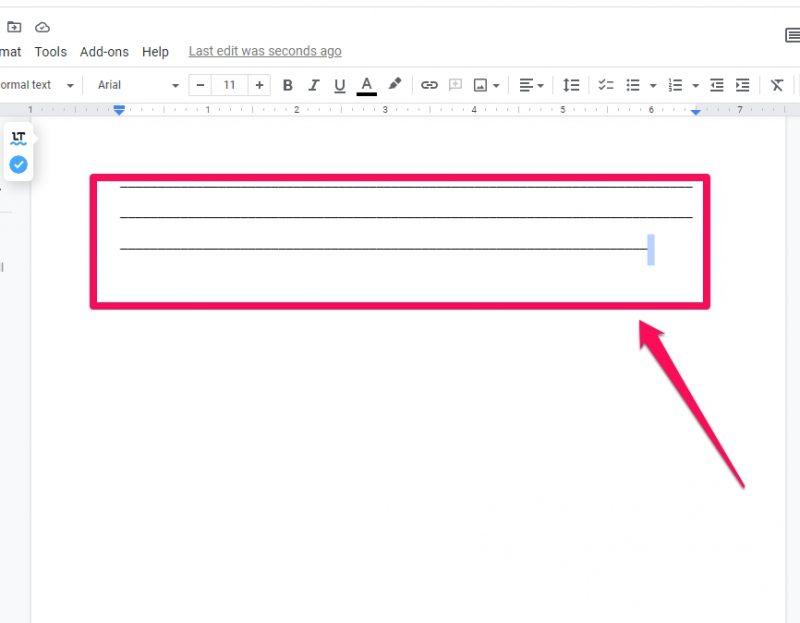 3 Ways to Get Notebook Like Writing Lines in Google Docs