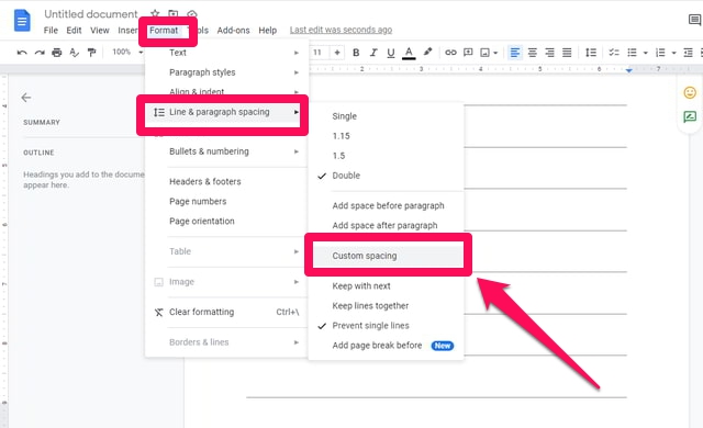 How To Add Text Lines In Google Docs