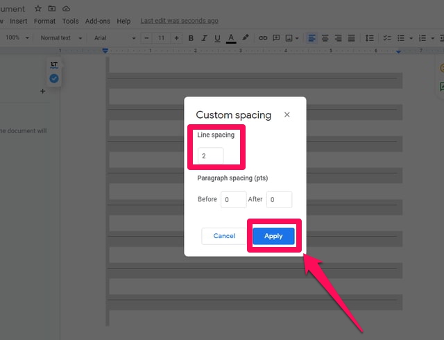 3 Ways to Get Notebook Like Writing Lines in Google Docs - 72