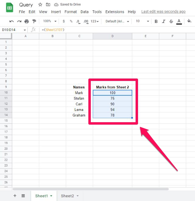 Copy Formula in rest of the cells.