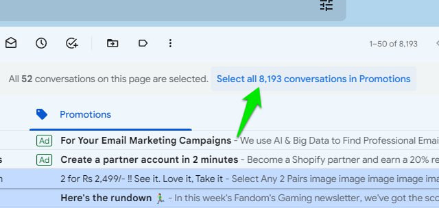 2 Ways To Bulk Delete Promotions Emails in Gmail - 13